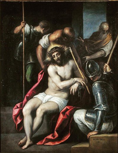 The Crowning with Thorns by Palma Il Giovane